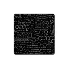 Medical Biology Detail Medicine Psychedelic Science Abstract Abstraction Chemistry Genetics Pattern Square Magnet by Grandong