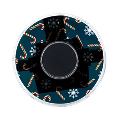 Christmas-seamless-pattern-with-candies-snowflakes On-the-go Memory Card Reader by Grandong
