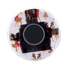 Christmas-seamless-pattern-with-reindeer On-the-go Memory Card Reader by Grandong