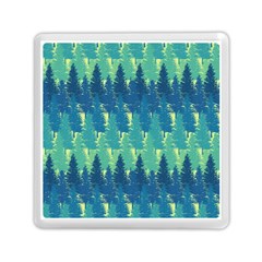 Christmas Trees Pattern Digital Paper Seamless Memory Card Reader (square) by Grandong