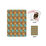 Owl Bird Playing Cards Single Design (Mini) Back