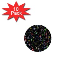 Illustration Universe Star Planet 1  Mini Buttons (10 Pack)  by Grandong