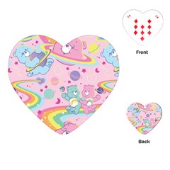 Bears Kawaii Pattern Playing Cards Single Design (heart) by Grandong