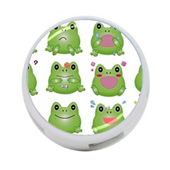 Kawaii-frog-rainy-season-japanese 4-port Usb Hub (two Sides) by Grandong