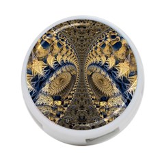Fractal Spiral Infinite Psychedelic 4-port Usb Hub (one Side) by Ravend