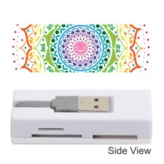 Mandala Pattern Rainbow Pride Memory Card Reader (stick) by Vaneshop