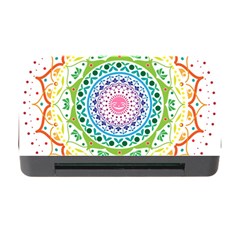 Mandala Pattern Rainbow Pride Memory Card Reader With Cf by Vaneshop