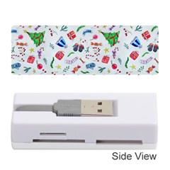 Illustration Christmas Pattern Memory Card Reader (stick) by Pakjumat