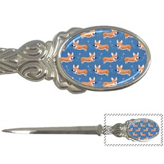 Corgi Patterns Letter Opener by Amaryn4rt