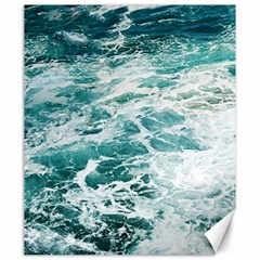 Blue Crashing Ocean Wave Canvas 20  X 24  by Jack14