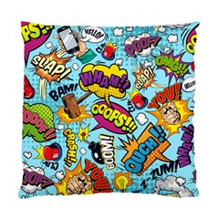 Comic Elements Colorful Seamless Pattern Standard Cushion Case (one Side) by Amaryn4rt