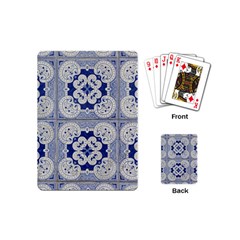 Ceramic-portugal-tiles-wall Playing Cards Single Design (mini) by Amaryn4rt
