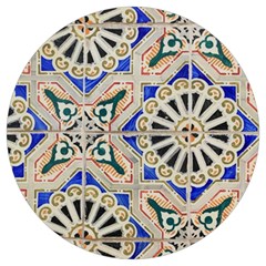 Ceramic-portugal-tiles-wall- Round Trivet by Amaryn4rt