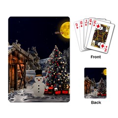 Christmas-landscape Playing Cards Single Design (rectangle) by Amaryn4rt