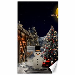 Christmas-landscape Canvas 40  X 72  by Amaryn4rt