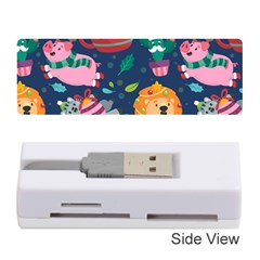 Funny-animal Christmas-pattern Memory Card Reader (stick) by Amaryn4rt