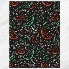 Seamless-vector-pattern-with-watermelons-mint -- Canvas 36  X 48  by Amaryn4rt