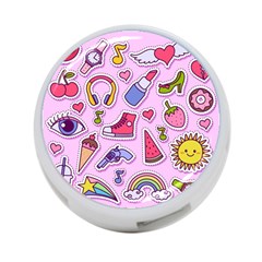 Fashion-patch-set 4-port Usb Hub (one Side) by Amaryn4rt