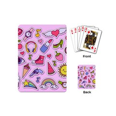 Fashion-patch-set Playing Cards Single Design (mini) by Amaryn4rt