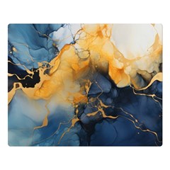 Abstract Marble Design Background Premium Plush Fleece Blanket (large) by Pakjumat