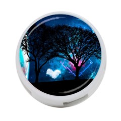 Trees Surreal Universe Silhouette 4-port Usb Hub (one Side) by Pakjumat