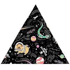 Animals Galaxy Space Wooden Puzzle Triangle by Pakjumat