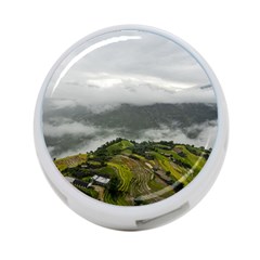 Residential Paddy Field Step Cloud 4-port Usb Hub (one Side) by Sarkoni