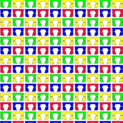 Colorful Seamless Pattern Play Mat (rectangle) by Amaryn4rt