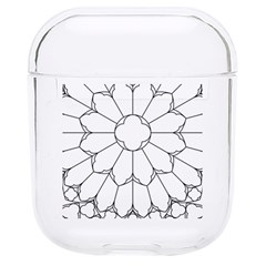 Roses Stained Glass Hard Pc Airpods 1/2 Case by Amaryn4rt