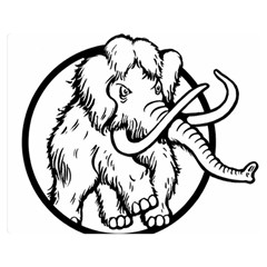 Mammoth Elephant Strong Premium Plush Fleece Blanket (medium) by Amaryn4rt