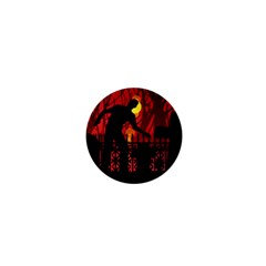Horror Zombie Ghosts Creepy 1  Mini Buttons by Amaryn4rt