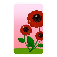 Flowers Butterflies Red Flowers Memory Card Reader (rectangular) by Sarkoni