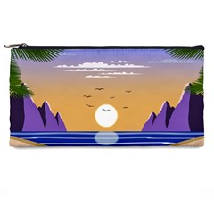 Vector Graphic Clipart Mountains Pencil Case by Sarkoni