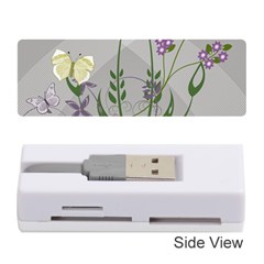 Flower Butterfly Pot Memory Card Reader (stick) by Sarkoni