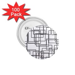 Structure Pattern Network 1 75  Buttons (100 Pack)  by Amaryn4rt