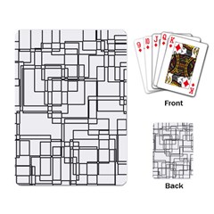 Structure Pattern Network Playing Cards Single Design (rectangle) by Amaryn4rt