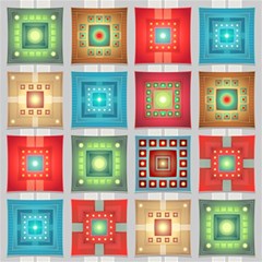Tiles Pattern Background Colorful Play Mat (rectangle) by Amaryn4rt