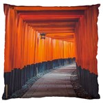Architecture Art Bright Color Standard Premium Plush Fleece Cushion Case (One Side) Front