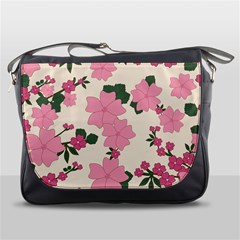 Floral Vintage Flowers Messenger Bag by Dutashop