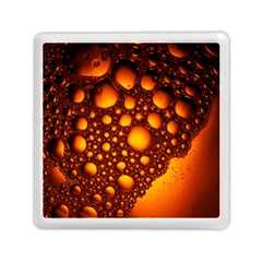 Bubbles Abstract Art Gold Golden Memory Card Reader (square) by Dutashop
