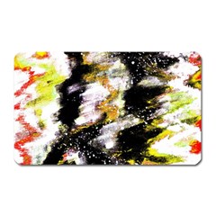 Canvas Acrylic Digital Design Art Magnet (rectangular) by Amaryn4rt