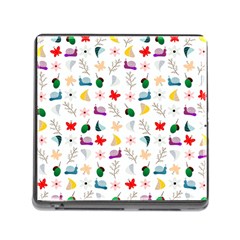 Snail Butterfly Pattern Seamless Memory Card Reader (square 5 Slot) by Ravend