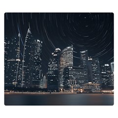 Time Lapse Photo Of City Premium Plush Fleece Blanket (small) by Modalart