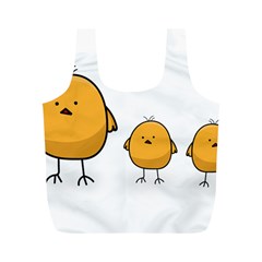 Chick Easter Cute Fun Spring Full Print Recycle Bag (m) by Ndabl3x