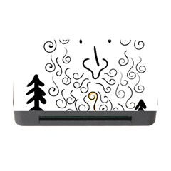 Santa Claus Cabin Hut Campfire Memory Card Reader With Cf by Ndabl3x