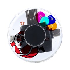 Nicholas Santa Claus Balloons Stars On-the-go Memory Card Reader by Ndabl3x