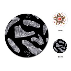 Pattern Shiny Shoes Playing Cards Single Design (round) by Ndabl3x