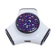 Pattern Burton Galmour 3-port Usb Hub by Ndabl3x