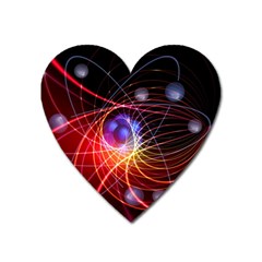 Physics Quantum Physics Particles Heart Magnet by Sarkoni