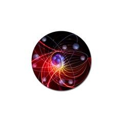 Physics Quantum Physics Particles Golf Ball Marker by Sarkoni